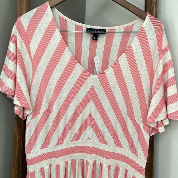 Lane Brant Short-Sleeve Chevron Stripe
Maxi Dress - 14/16
(NWT) - Picture 3 of 13